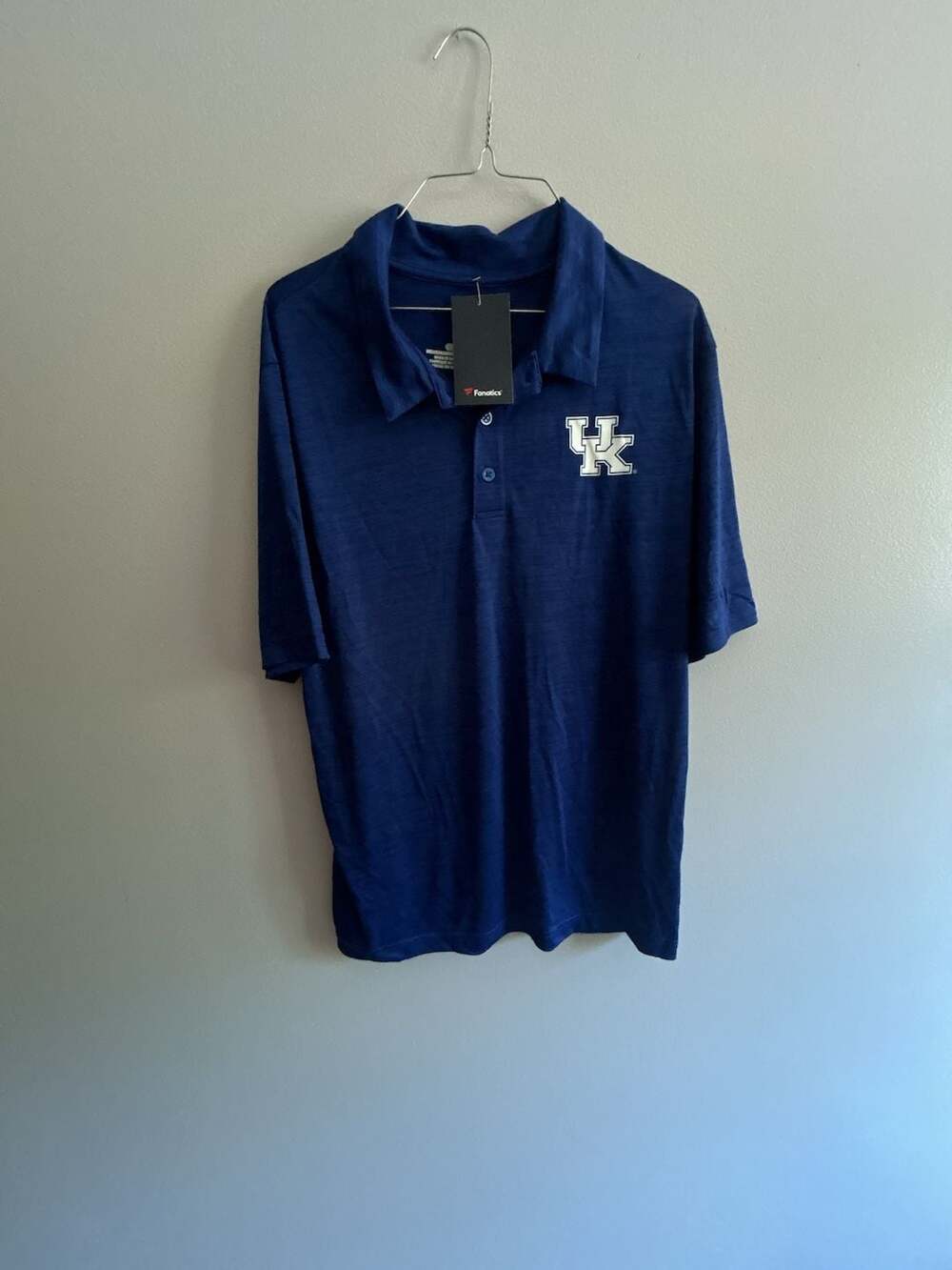 Fanatics University of Kentucky Wildcats Polo Shirt Size Large